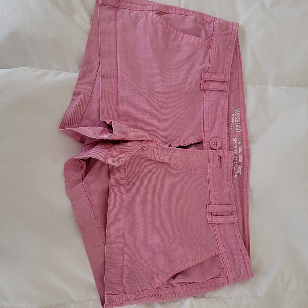 Pink cotton shorts